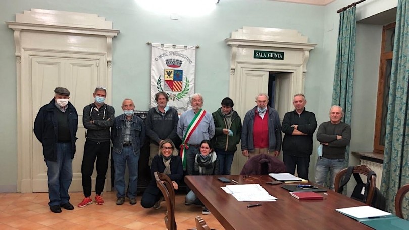 Moncestino: l'insediamento del nuovo sindaco Bruno Poles